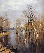 Levitan, Isaak Spring-inundation oil painting